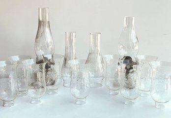 Hurricane Lamp Glass - Large Assortment