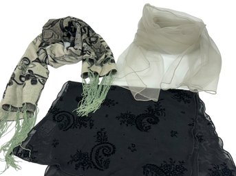 Three Lovely Evening Scarves