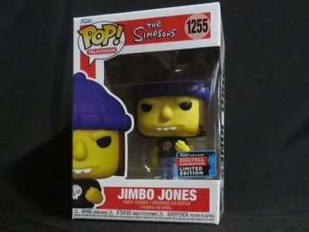 Funko POP Television  The Simsons Jimbo Jones #1255 2022 New York ComicCon Limited Edition Rare