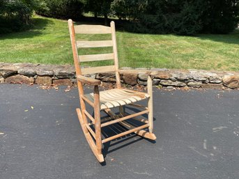 Vintage Rustic Rocking Chair