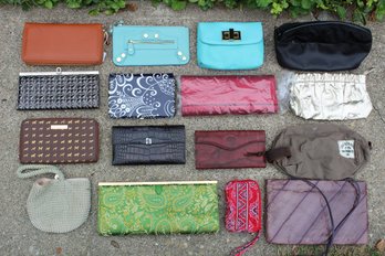 Lot Of Sixteen(16) Various Wallets Including Ralph Lauren Rowallan DogHaus Steve Madden  Buxton