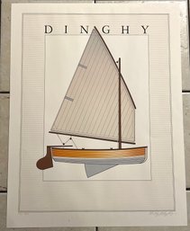 Dinghy Print Hand Signed And Numbered