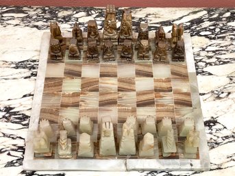 An Onyx Chess Set