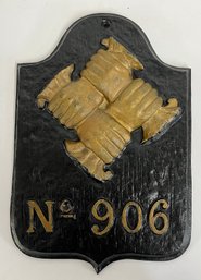 Fire Insurance Cast Iron Plaque