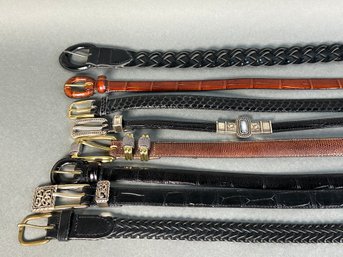 Great Collection Of Genuine Leather & Snakeskin Belts