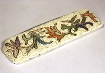 Beaded And Embroidered Ladies Hair Comb Case