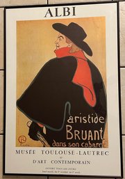 Rare Henri De Toulousee-lautrec Exhibition Poster