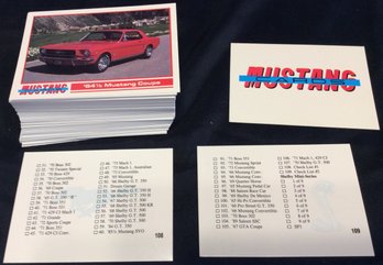 1991 Mustang Trading Card Set - M