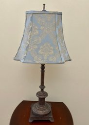 Lovely Candlestick Lamp With Custom Shade