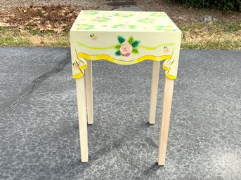 Paint Decorated Occasional Table