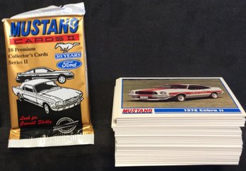 1994 Mustang Cards II Complete Set With 1 Sealed Pack - M