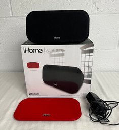 IHome IBT25 Bluetooth Wireless Stereo Speaker System - Tested & Working