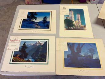 Lot Of 4 - 1940s Era Maxfield Parrish Color Tintogravures & Biggo/ Brown Truly Works Of ART