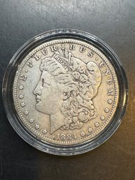 1884 Morgan Silver Dollar