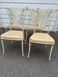 Lot Of Four 1960s Kitchen Chairs