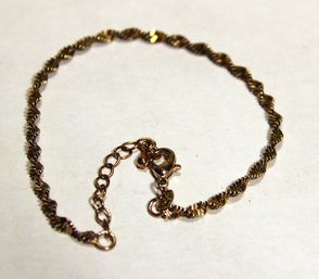 Fine Sterling Silver Fancy Chain Bracelet