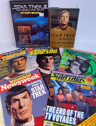 Lot Of Star Trek Magazines And Books