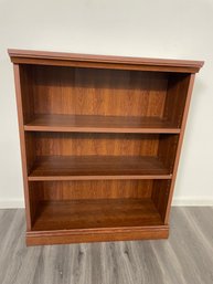 Brown Wooden Veneer Bookcase