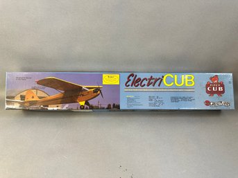 NIB Vintage Electric Cub Model Piper Cub RC Model Plane