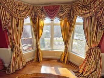 High Quality Custom Lined Draperies And Valences