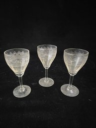 Ornate Stemmed Glasses