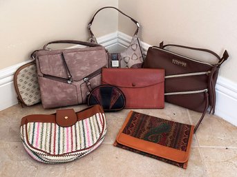 A Colorful Collection Of Ladies' Hand Bags