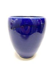 Cobalt Glazed Studio Pottery Artist-signed