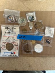 Lot Of 14 Miscellaneous Tokens