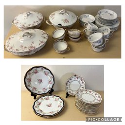 Large Lot Of Limoges China ~ Variety Of Patterns & Makers ~