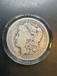 1886-O Morgan Silver Dollar