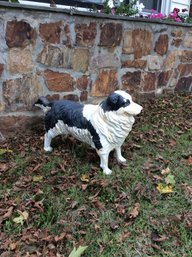 Cast Iron Heavy Metal Dog Sculpture