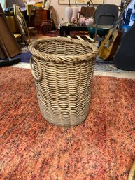 Large Wicker Basket With Handles