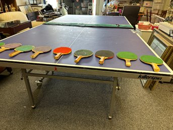 Killerspin MyT4 Ping Pong Table With Net And Paddles  And Balls