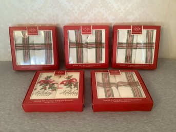 Lenox Christmas Finger Towel Lot