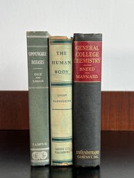 Lot Of 3 Vintage Medical Books