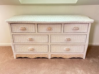 Pier 1 Jamaica Collection Wicker Dresser With Wood Frame