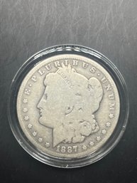 1887-O Morgan Silver Dollar