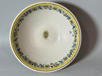 AN IRONSTONE RANDOLPH MACON WOMENS COLLEGE 1893 CENTERBOWL