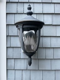 A Trio Of Metal Exterior Lanterns