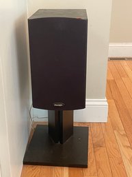 FOUR PARADIGM MINI MONITOR V3 SHELF SPEAKERS ON STANDS