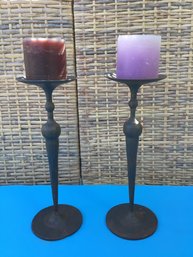 Iron Candle Stick Holders