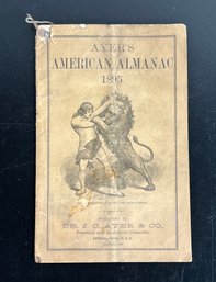 1895 Ayers American Almanac - Patent Medicine Advertisement