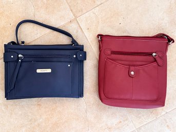 A Pairing Of Leather Purses By Rosetti