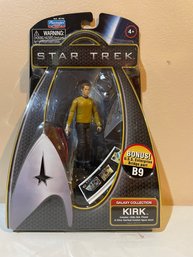 Star Trek Galaxy Collection Kirk Action Figure With Bonus U.S.S. Enterprise Bridge Part 'B9'