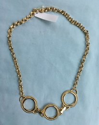 Vintage Jewelry - 1960s Sarah Coventry Eternity Loop Necklace Chain