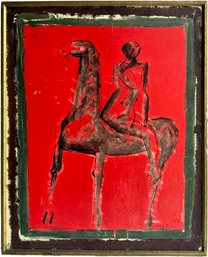 A Vintage Fine Art Print - Marino Marini The Rider