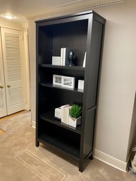 Black IKEA HEMNES Five Shelf Bookcase