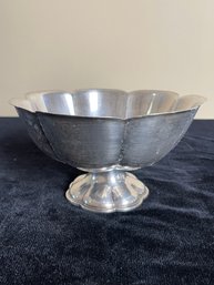 Sterling Silver Tulip Serving Bowl