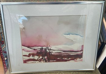 Framed Watercolor