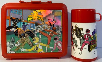 Old Power Rangers Lunchbox With Thermos